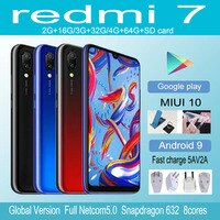 Смартфон Xiaomi redmi 7A Redmi 7 Googleplay, Android, 4000 мАч, сканер отпечатка пальца 1005003842427830