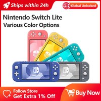 игровая приставка Nintendo Switch Lite, 275 ГГц, легкая и портативная, встроенный геймпад Joy Con, несколько цветов на выбор 1005003843221921