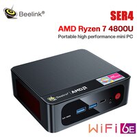 Beelink SER5 Ryzen 5 5600H Мини ПК Windows 11 DDR4 16 Гб 500 Гб SSD 1000M LAN WIFI 6E BT 5,2 4K @ 60 Гц дисплей игровой мини-ПК 1005003890696209