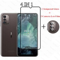 Закаленное стекло с полным покрытием для Nokia G21, защита экрана, пленка для объектива камеры Nokia G21, стекло для Nokia G21 G20 G10 5,4 3,4 2,4 1005003903017488