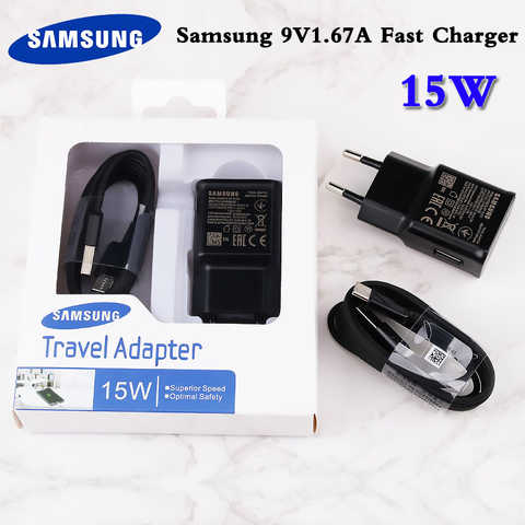Быстрое зарядное устройство для Samsung Galaxy, USB-адаптер питания 9 в, а, кабель Type-C для быстрой зарядки для Galaxy S10, S8, S9 Plus, A11, A31, A41, A51 1005003908362834