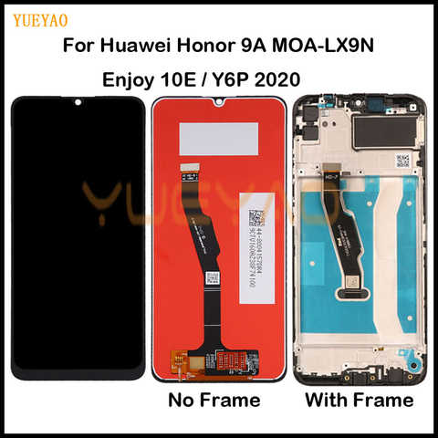 ЖК-дисплей и сенсорный экран для Huawei Honor 9A, Замена для Huawei Honor 9 A Y6P 2020, ЖК-экран 1005003910754434