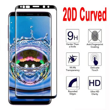 Изогнутое стекло 20D с полным покрытием для Samsung Galaxy S20 S20 + S8 S9 Plus, Защитное стекло для экрана телефона Samsung S21 S10 Ultra S10E 1005003918507968