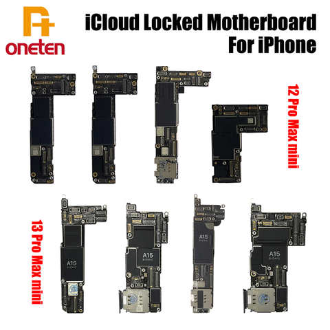 ICloud блокированная материнская плата для iPhone X XS XSM XR 11 12 13 Pro Max mini Intel Qualcomm ID Lock логическая тренировочная тестовая плата 1005003922499029