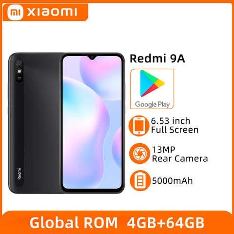 Xiaomi Redmi 9A 9 A смартфон с восьмиядерным процессором MTK Helio G25, ОЗУ 4 Гб, ПЗУ 64 Гб/128 ГБ, 5000 мАч, 13 МП 1005003932933003