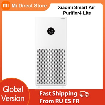 Xiaomi Mijia Air Purifier 4 Lite Интеллектуальный OLED-дисплей с сенсорным экраном Очиститель воздуха Генератор озона HEPA-фильтр Смарт-приложение WIFI очиститель воздуха xiaomi сплит система озонатор воздуха 1005003936603701