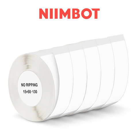 Белая лента для этикеток для принтера Niimbot D11, рулон бумаги для этикеток D11 15*50 мм, рулон бумаги для этикеток Niimbot Labeller D110 D11, принтер для этикеток 1005003937527020
