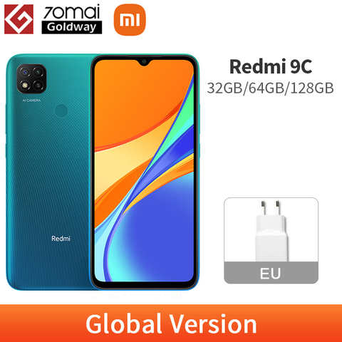 Телефон Xiaomi Redmi 9C, 2 ГБ 32 ГБ/3 ГБ 64 ГБ/4 ГБ 128 ГБ, экран 6,53 дюйма, 5000 мАч 1005003946236702