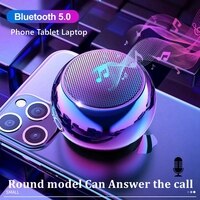 колонка беспроводная Мини Портативная Bluetooth-Колонка HiFi TWS, Беспроводная музыкальная звуковая шкатулка, сотовый телефон, металлическая Громкая Беспроводная колонка, спортивный сабвуфер для езды 1005003951121673