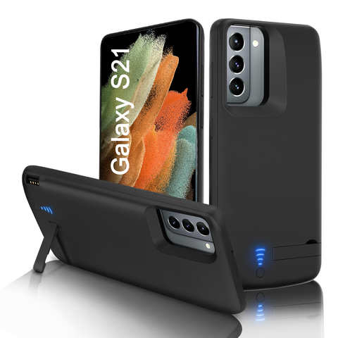 Чехол с внешним зарядным устройством для Samsung Galaxy S21 Ultra S21 Plus, чехол с зарядным устройством для мобильных телефонов, чехол с внешним аккумулятором 1005003977793182