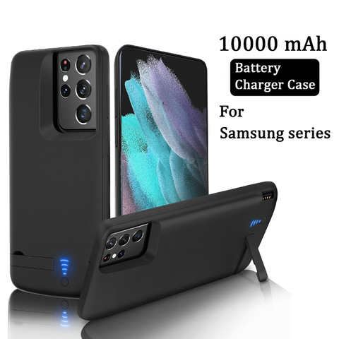 Чехол с внешним аккумулятором для Samsung Galaxy S10, S10E, S20, S21, S22, быстрая зарядка аккумулятора для смартфонов Note10 Plus, Note20 1005003977983530