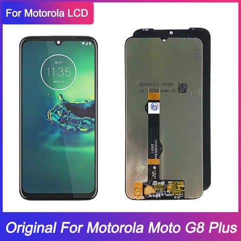 Оригинальный сенсорный ЖК-экран 6,3 дюйма для Motorola Moto G8 Plus, дигитайзер в сборе, замена для G8Plus, дисплей XT2019-1 LCD 1005003979296806