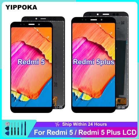 Высококачественный сенсорный экран для Xiaomi Redmi 5 Plus, ЖК-дисплей с дигитайзером в сборе для Redmi 5, дисплей, запасные части, ЖК-дисплей MEG7 1005003981378255