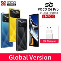 Смартфон глобальная версия POCO X4 Pro, 128 ГБ, 256 ГБ, AMOLED дисплей 120 Гц, тройная камера 695 МП, Snapdragon, 67 Вт, турбозарядка 1005003989664036