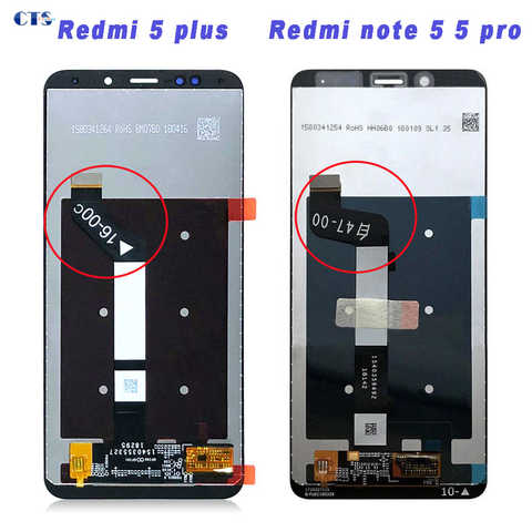 ЖК-дисплей 5,99 дюйма для Xiaomi Redmi Note 5 5Pro, сенсорный экран для Redmi 5 Plus, 5 p, двойная камера с рамкой и дигитайзером в сборе 1005004006231614