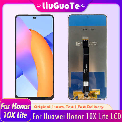 Оригинальный дисплей для Huawei Honor 10X lite X10 lite DNN-LX9 Y7A, ЖК-дисплей с сенсорным экраном и дигитайзером для HUAWEI P Smart 2021, дисплей 1005004009375182