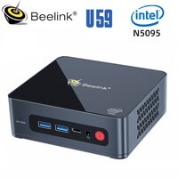 Beelink U59 Pro Intel 11th N5105 Мини ПК Windows 11 DDR4 16 ГБ 512 ГБ SSD U59 Intel N5095 8 Гб 256 ГБ 1000 м настольный игровой компьютер 1005004009585758
