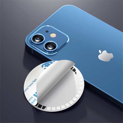 Универсальные круглые металлические кольца для iPhone, магнитное зарядное устройство для телефона Qi, беспроводное зарядное устройство, автомобильный держатель, магнит на вентиляционное отверстие 1005004009730653