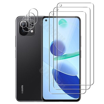 Для Xiaomi Mi 11 lite 5G / 4G пленка для объектива камеры и защитное закаленное стекло для экрана телефона 1005004009858477