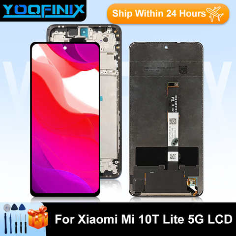 Новый ЖК-дисплей для Xiaomi Mi 10 10T LITE Mi 10 Pro сенсорный экран для mi 10 Ultra LCD 10T дисплей MI 10 Lite запасные части 1005004010355637