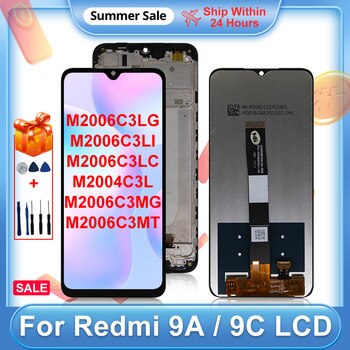 ЖК-дисплей 6,53 дюйма для Xiaomi Redmi 9A 9C M2006C3MG, сенсорный экран для Redmi 9 LCD M2004J19G, дисплей M2006C3LI M2006C3LG, запасные части 1005004014008196