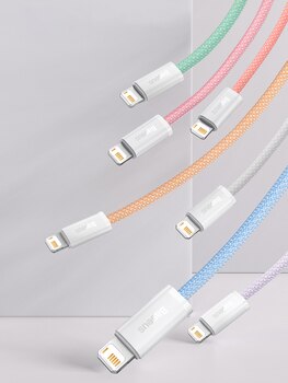 USB-кабель Baseus 2,4 А для быстрой зарядки iPhone 14 13 12 11 Pro Max X XR 8 1005004015378070