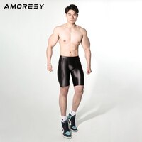 Мужские спортивные шорты Amoresy Poseidon series, Эластичные Обтягивающие пластиковые дышащие шорты со средней талией 1005004017377362