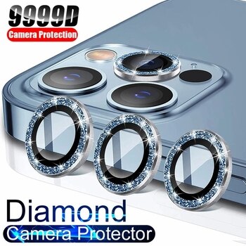 5D Алмазный металлический протектор объектива камеры для iPhone 13 12 11 защитное стекло объектива для iPhone 11 12 13 14 Pro Max Защита камеры 1005004027745379
