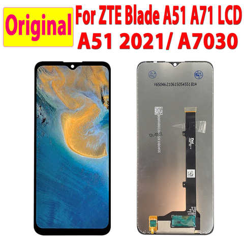 Оригинальный ЖК-дисплей 6,52 дюйма для ZTE Blade A51 A71 A5 A7 2021, сменный ЖК-экран, сенсорный экран, дигитайзер, ремонт 1005004037013382