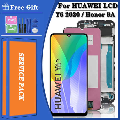 Оригинальный ЖК-дисплей для Huawei Y6P, Honor 9A, телефон, ЖК-дисплей, сенсорный экран, замена для Honor 9 A, ЖК-дисплей y6p2020 1005004037808682