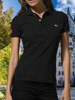 Рубашка-поло женская с коротким рукавом, хлопок 100%, с вышивкой, повседневная одежда с лацканами, облегающая футболка, лето 1005004044832467