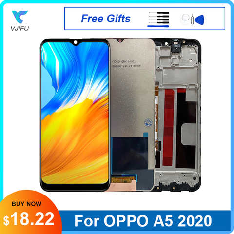 6,5 " ЖК для OPPO A5 A9 2020 дисплей экрана A11 A11X A8 кодирующий преобразователь сенсорного экрана в сборе для Oppo Realme C3 6i телефон экрана Замена 1005004046229593