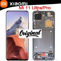 Оригинальный сменный ЖК-дисплей 6,81 дюйма для сенсорного экрана Xiaomi 11 Pro Mi 11 Ultra M2102K1G Amoled дисплей 1005004050954515