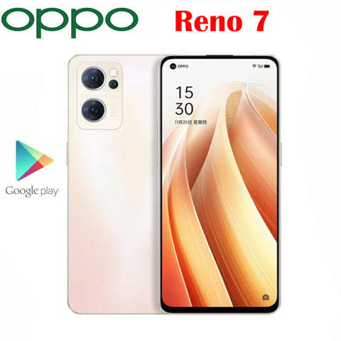 Официальный Оригинальный Новый мобильный телефон OPPO Reno 7 5G, Snapdragon 6,43g, 4500 дюйма AMOLED, x P, 64 мп, NFC, мАч, 60 Вт, флэш-зарядка 1005004072268286