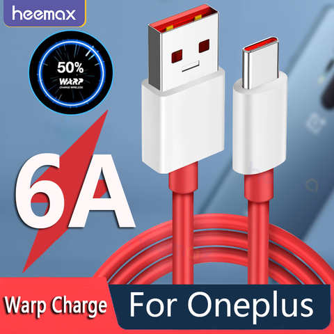 Оригинальный кабель зарядного устройства 6A Oneplus Warp Type C для 10Pro 9RT 9Pro Dash Charge, USB C провод для 8 7 Pro 7t, быстрая зарядка для Huawei 1005004073689723