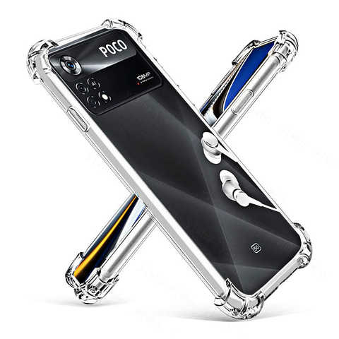 Силиконовые чехлы для телефонов Xiaomi Poco X4 Pro 5G Poco F3 GT, прозрачный противоударный чехол на Mi Poco X3 Pro NFC Poco M4 Pro M3Pro 1005004074092653