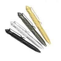 Тактическая ручка для самообороны, ручка для самообороны, инструмент, многофункциональные авиационные алюминиевые противоскользящие офисные шариковые ручки, портативные 1005004074373485