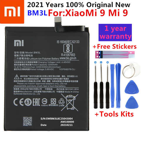 Оригинальный аккумулятор для телефона Xiao Mi BM4E для Xiaomi Mi Pocophone Poco F1 4000 мАч, сменные батареи, Бесплатные инструменты 1005004076215906