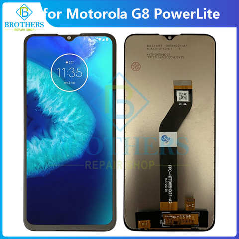 Для Motorola Moto G8 Power Lite ЖК-дисплей сенсорный экран дигитайзер для Moto XT2055-2 G8PowerLite ЖК-сборка с рамкой 1005004080915136