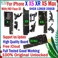 Бесплатная доставка Для материнской платы iPhone X XR XS MAX без icloud оригинальная разблокированная логическая плата 100% протестированная поддержка LTE 4G и IOS обновления 1005004089819266
