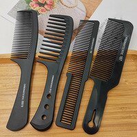 Пластиковая парикмахерская расческа чёрная утолщенная Расческа для стрижки волос мужские и женские мужские Инструменты для укладки 1005004094307901