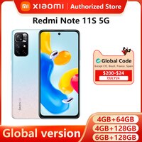 Xiaomi Redmi Note 11S, 8 ГБ, 128 ГБ, Восьмиядерный процессор Helio G96, аккумулятор 5000 мАч, 33 Вт, профессиональная зарядка, камера МП 1005004095783157