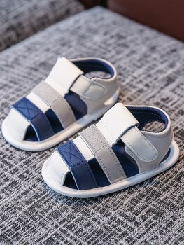 Модные товары, летние сандалии для новорожденных, обувь для маленьких мальчиков и девочек, повседневная обувь с мягкой нескользящей подошвой, дышащая детская обувь для первых шагов 1005004100812352