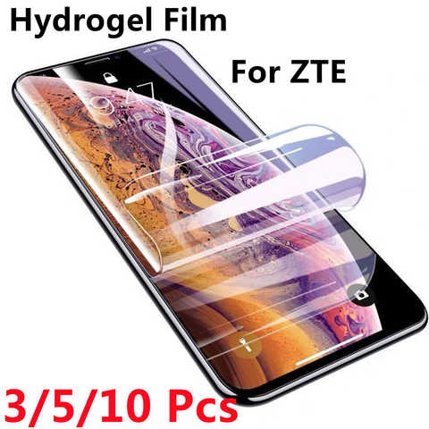Гидрогелевая пленка для ZTE Nubia Red Magic 7 7S 6 6S 6R 5 Pro Z30 Z40 Axon 10 20 30 40 Ultra 5G, защитная пленка для экрана, не стекло, 3/5/10 шт. 1005004100936551