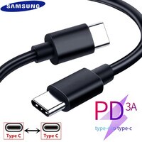 Оригинальный кабель Samsung типа C к Type C 3A USB3.2 Быстрая зарядка 25 Вт Galaxy S21 Ultra 5G S20 S10 Note 20 10 A71 A51 A90 Usbc кабель 1005004102409252