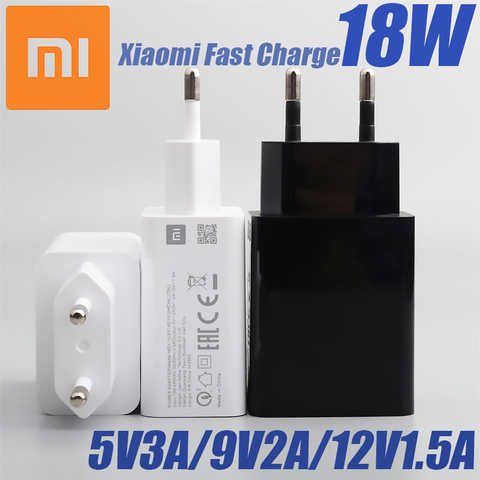 Быстрое зарядное устройство Xiaomi mi9SE, 18 Вт, адаптер питания QC3.0, кабель USB Type-C для Mi 9se, 8 lite, se, 6, 9T, A1, A2, Redmi Note 7, 8, 9s, K20, k30 Pro 1005004128898291