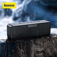 Baseus Bluetooth динамик открытый IPX6 Водонепроницаемый портативный беспроводной динамик двойной драйвер отличное качество Басов поддержка 3 режима эквалайзера 1005004131695663