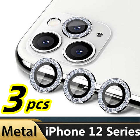 Защитное стекло для объектива iPhone 11 12 13 Pro Max, Алмазное металлическое Защитное стекло для объектива камеры iPhone 13 12 11 13Pro, защита для камеры 1005004132931182