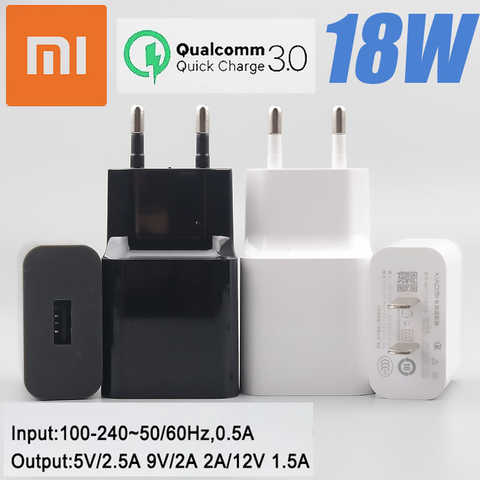 Быстрое зарядное устройство xiaomi 18 Вт USB QC3.0, зарядное устройство Type C, кабель Micro USB для xiaomi Redmi note 7 8 se 9s MI 6 mi 3 4 5 redmi 1005004133035812