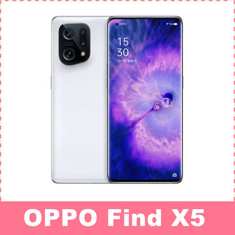 Смартфон OPPO Find X5, 6,55 дюйма, AMOLED, цвета 1B, 120 Гц, Snapdragon 888, Android 12, камера 50 МП, Поддержка беспроводного зарядного устройства, NFC 1005004135710993